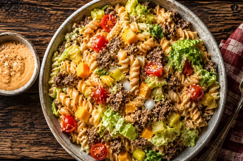 Big Mac Pasta Salad Recipe