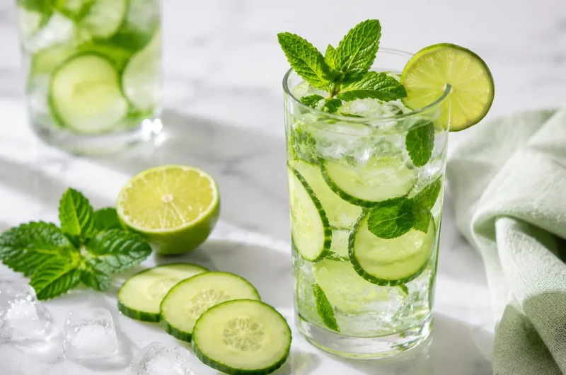 Cava Cucumber Mint Lime Drink Recipe