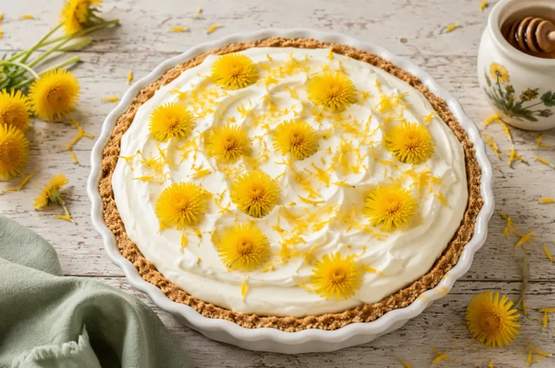 Dandelion Cream Pie Recipe