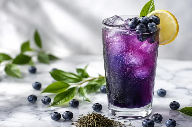 Iced Blueberry Green Tea Recipe