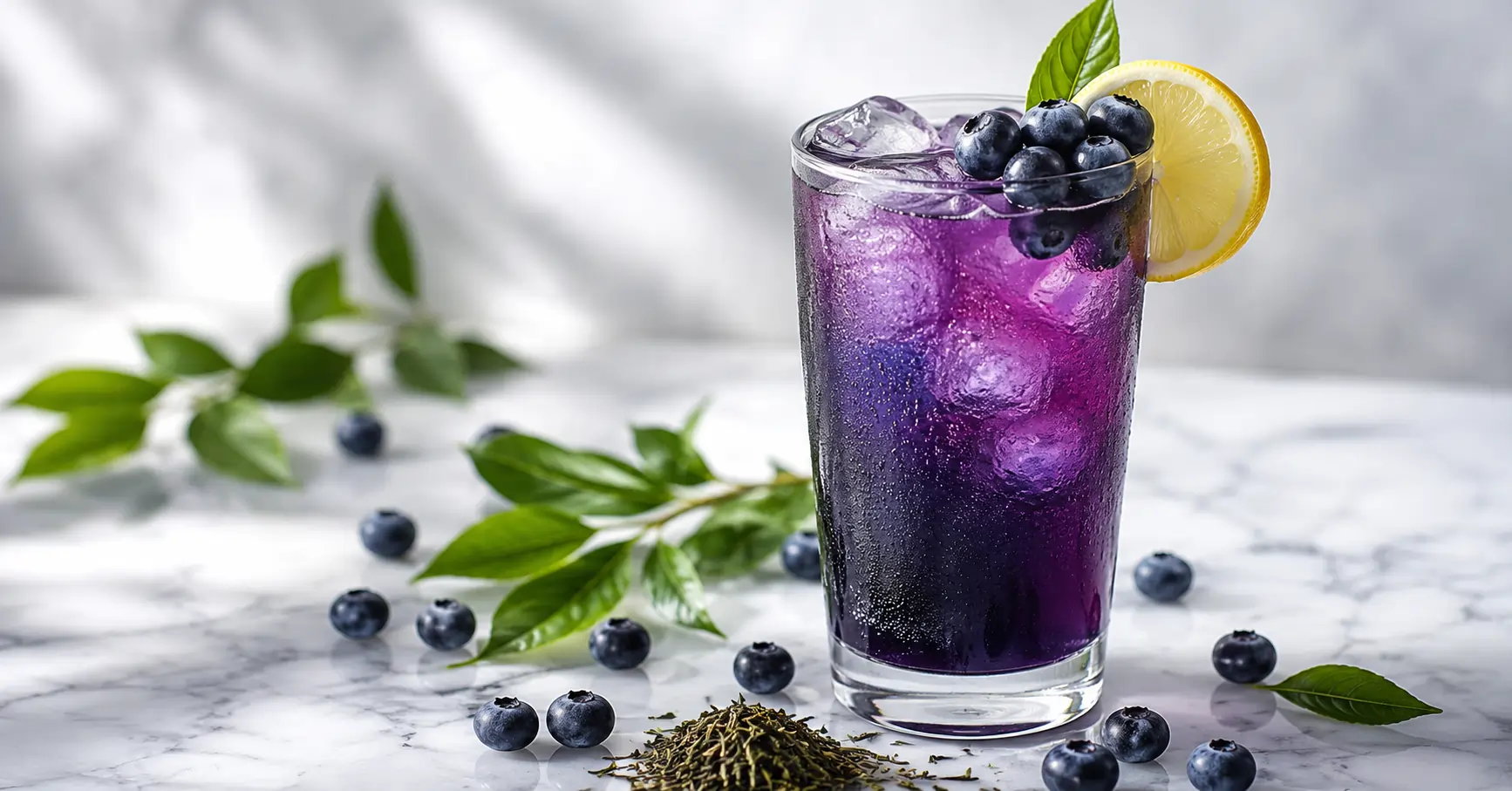 Iced Blueberry Green Tea Recipe
