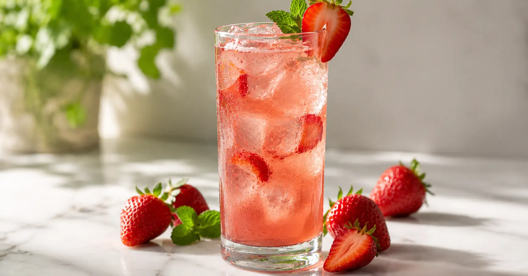 Iced Strawberry Green Tea Recipe