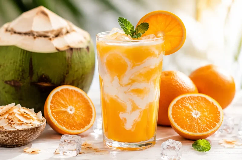 Refreshing Coconut Orange Drink Recipe