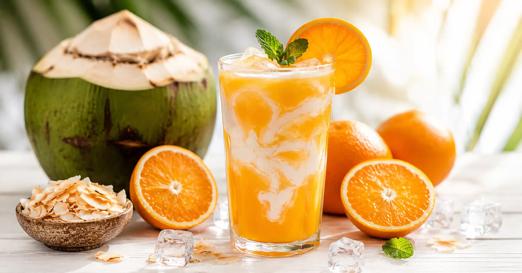Refreshing Coconut Orange Drink Recipe