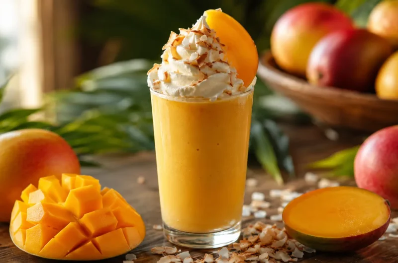 Tropical Mango Milkshake Recipe