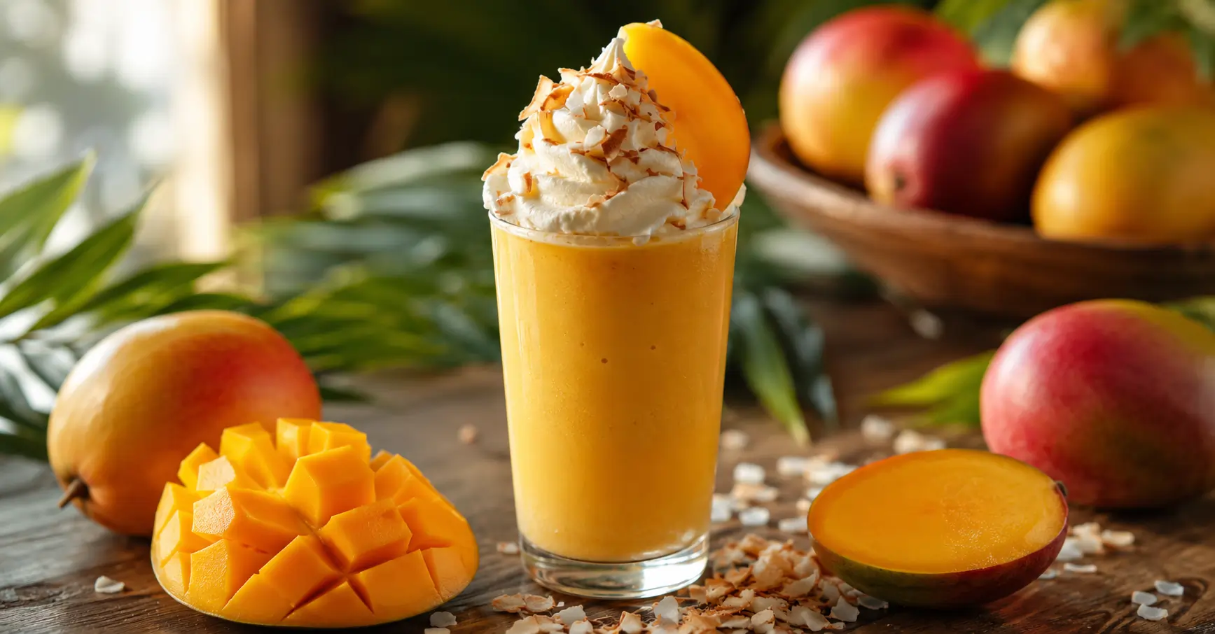 Tropical Mango Milkshake Recipe