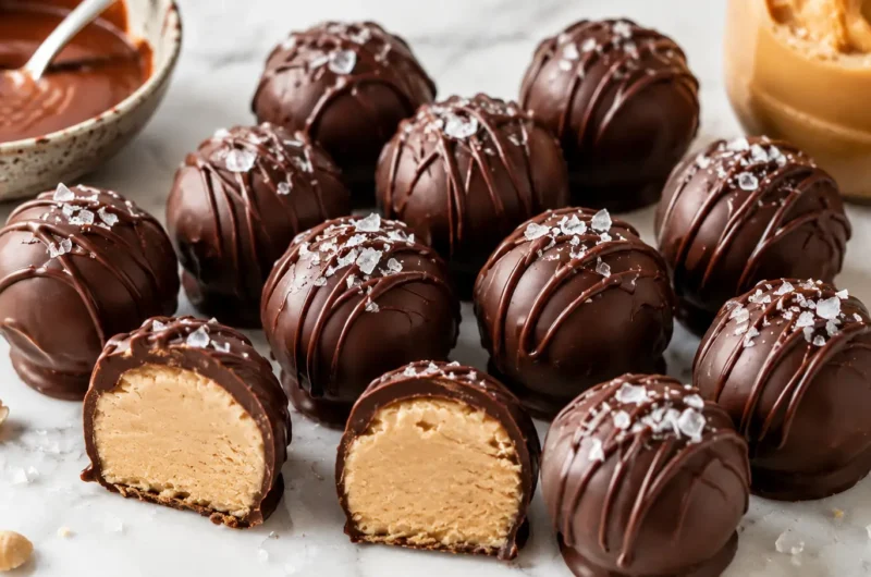 Creamy No-Bake Peanut Butter Cheesecake Balls Recipe