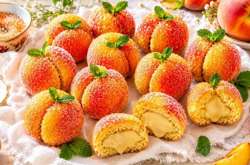 Easy Russian Peach Cake Recipe