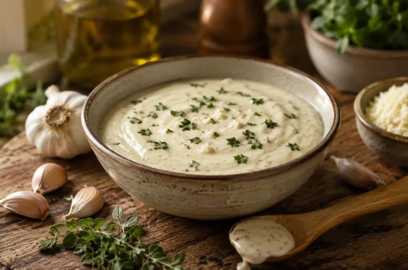 Garlic White Pizza Sauce Recipe