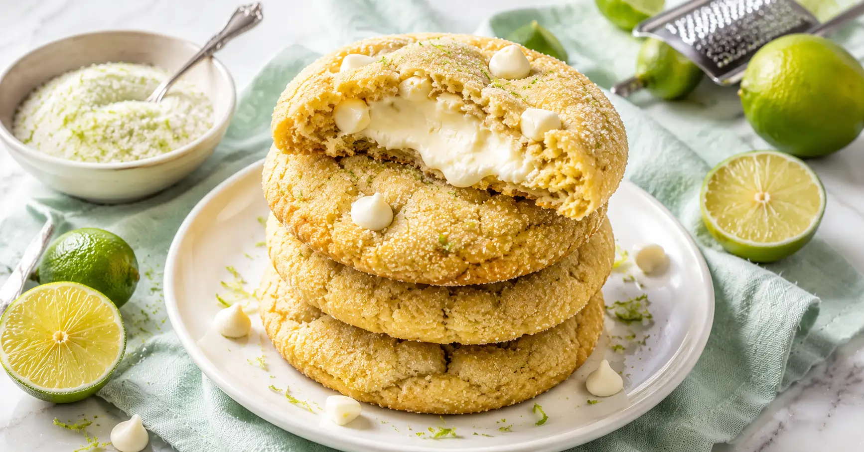 Stuffed Key Lime Cookies Recipe