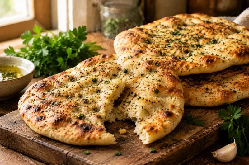 Mary Berry Garlic Herb Flatbreads Recipe